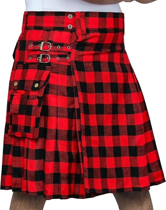 Rob Roy tartan with sporran-ready outfit