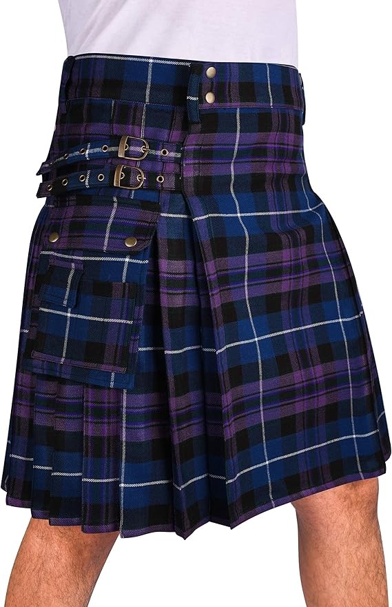 Pride of Scotland utility kilt compared to formal styling