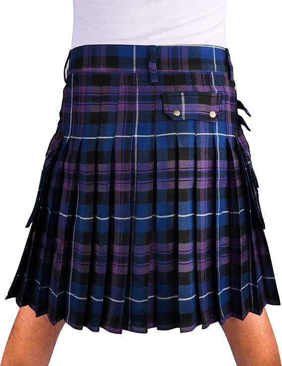 Pride of Scotland tartan utility kilt